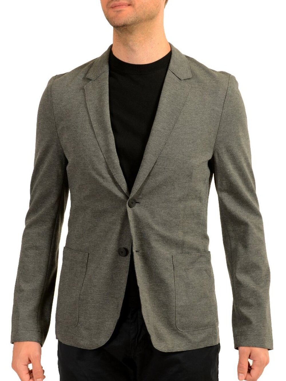 Hugo Boss Men's "Agaltu194J1" Gray Two Button Sport Coat Blazer US 38R IT 48R